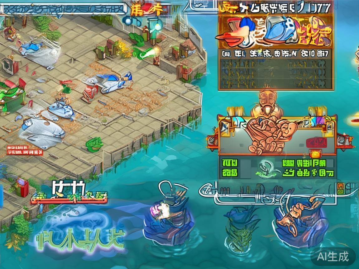 财神捕鱼是一款结合了捕鱼元素和策略技巧的休闲游戏。